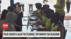 VIDEO: Polisi: Sahur di Jalan Tak Dilarang, Tapi Baiknya Tak Dilakukan