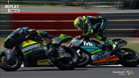 VIDEO: Kecelakaan Aneh Fermin Aldeguer di Moto2 Argentina