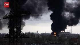 Ledakan Guncang Kota Melitopol Ukraina
