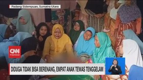 VIDEO: Diduga Tidak Bisa Berenang, 4 Anak Tewas Tenggelam