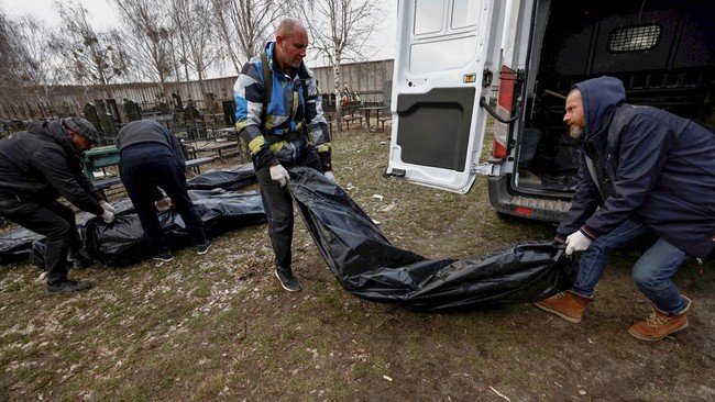 PBB menangguhkan keanggotaan Rusia di Dewan HAM terkait pembantaian di Bucha, Ukraina.