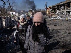 Kota Pahlawan Ukraina Porak-poranda Usai Halangi Tentara Rusia ke Ibu Kota