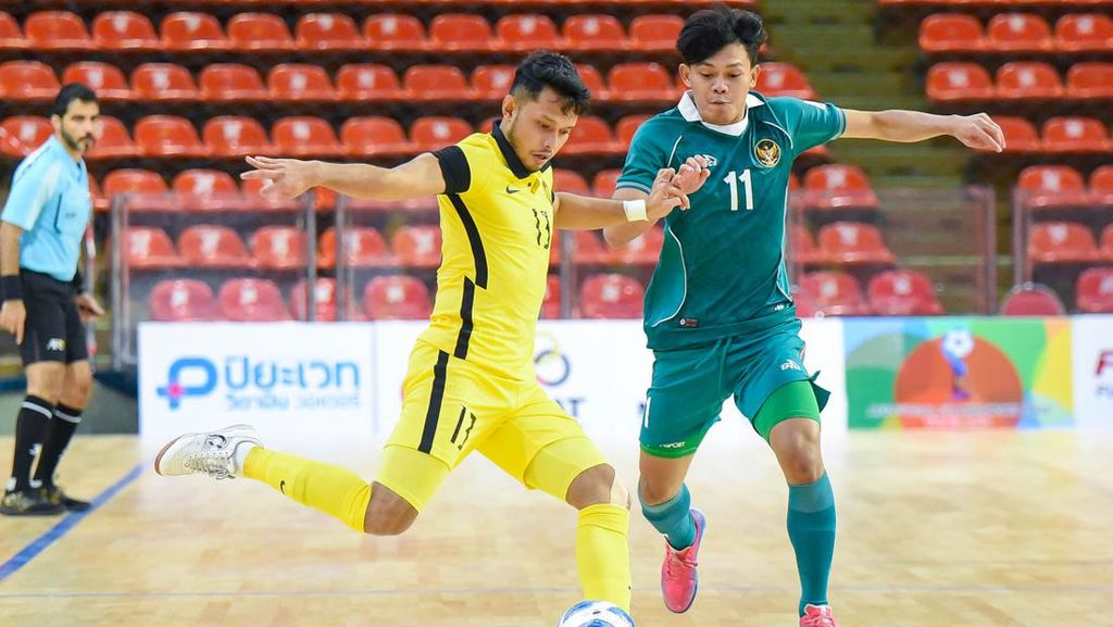 Head to Head Indonesia vs Malaysia di Piala AFF Futsal: Garuda Unggul
