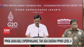VIDEO: PPKM Jawa-Bali Diperpanjang, Tak Ada Daerah PPKM Level 4