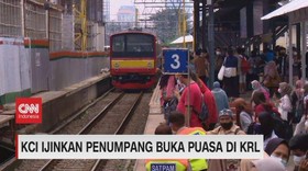 VIDEO: Penumpang Boleh Berbuka di KRL & MRT