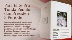 CELOTEH: Para Elite Dukung Tunda Pemilu 2024