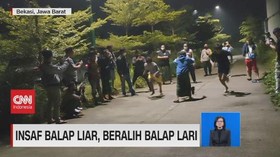VIDEO: Perang Sarung Usai Tarawih, Insaf, Beralih Balap Lari