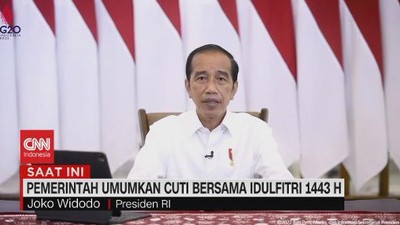 VIDEO: Jokowi: Cuti Bersama 29 April dan 4-6 Mei 2022