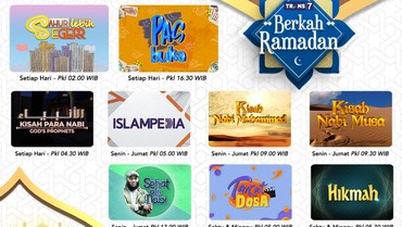 Yuk, Tonton 9 Program Spesial Ramadan 2022 di Trans7