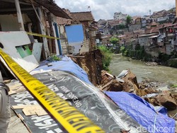 6 Rumah di Malang Ambruk Terkikis Gerusan Sungai Brantas, Ini Upaya Pemkot