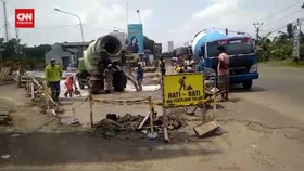 VIDEO: Pengerjaan Jalan Lingkar Sumpiuh Dikebut Hadapi Lebaran 2022