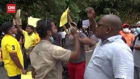 VIDEO: Warga Turun Jalan Desak Presiden Sri Lanka Mundur