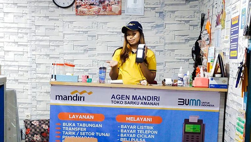 Bank Mandiri berkomitmen memberikan layanan terbaik dan inovatif melalui Mandiri Agen