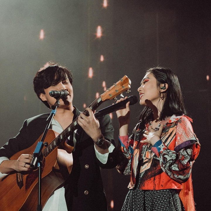 Isyana Sarasvati dan Suami