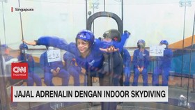 VIDEO: Jajal Adrenalin dengan Indoor Skydiving