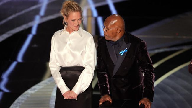 Uma Thurman dan Samuel L. Jackson reuni untuk berbagi peran di film thriller terbaru bertajuk The Kill Room.