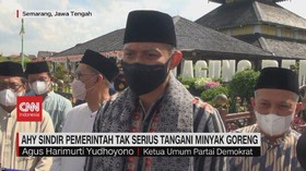 VIDEO: AHY Sindir Pemerintah Tak Serius Tangani Masalah Minyak Goreng