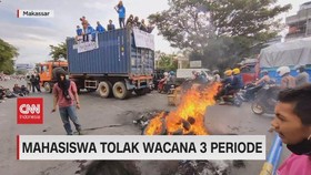VIDEO: Demo Mahasiswa Tolak Wacana 3 Periode