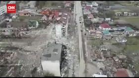 VIDEO: Wilayah Borodyanka Luluh Lantak Dibombardir Militer Rusia