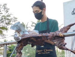 Ada Bazar Arabian Food di Banyuwangi, Eh Ada Kambing Guling