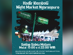 Nanti Malam! Night Market Ngarsopuro Solo Dibuka Lagi Lur