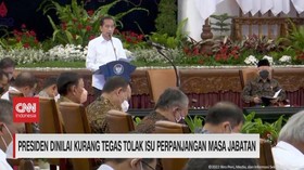 VIDEO: Jokowi Dinilai Kurang Tegas Tolak Isu Perpanjangan Masa Jabatan