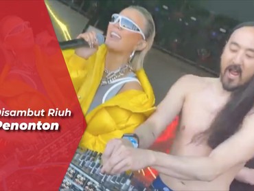 Serunya Agnez Mo Manggung di Miami Duet Bareng Steve Aoki