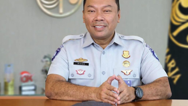 Direktur Utama Jasa Raharja Rivan Purwantono mengumumkan Kembali digelarnya program mudik gratis di tahun 2022
