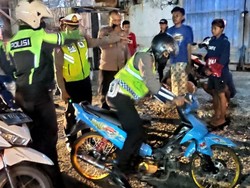 54 Motor Diamankan dari Lokasi Balap Liar Kota Pasuruan, Ditahan hingga Lebaran