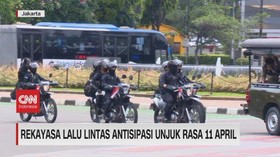 VIDEO: Rekayasa Lalu Lintas Antisipasi Unjuk Rasa 11 April