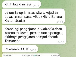 Polisi Cek Viral Video Pelaku Klithih di Njeron Beteng Keraton Jogja