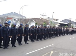 Polisi Pasang Mata Antisipasi Penyusup Demo Mahasiswa di Sukabumi