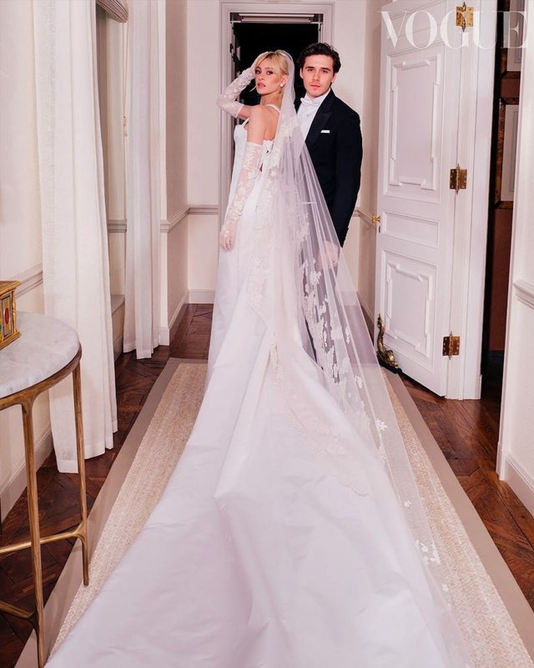 Foto pernikahan Brooklyn Beckham dan Nicola Peltz