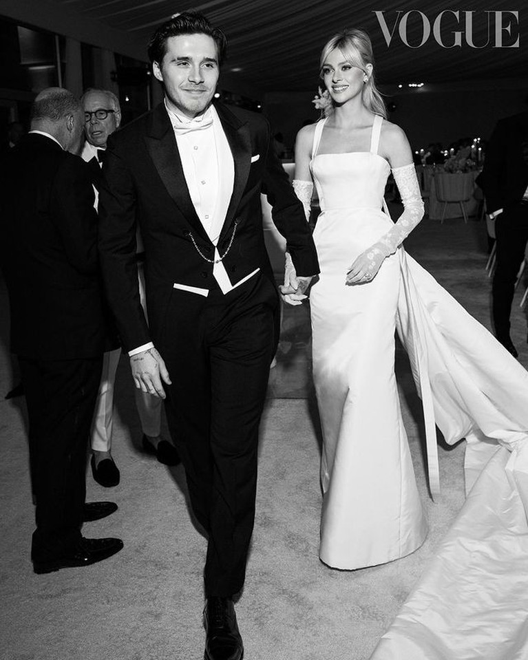 Brooklyn Beckham dan Nicola Peltz Foto pernikahan Brooklyn Beckham dan Nicola Peltz