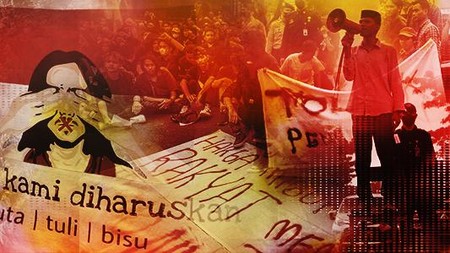 Gelombang Demo Mahasiswa 11 April