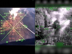 Pemandangan Langsung Dari Kokpit saat Helikopter Rusia Menyerang Ukraina