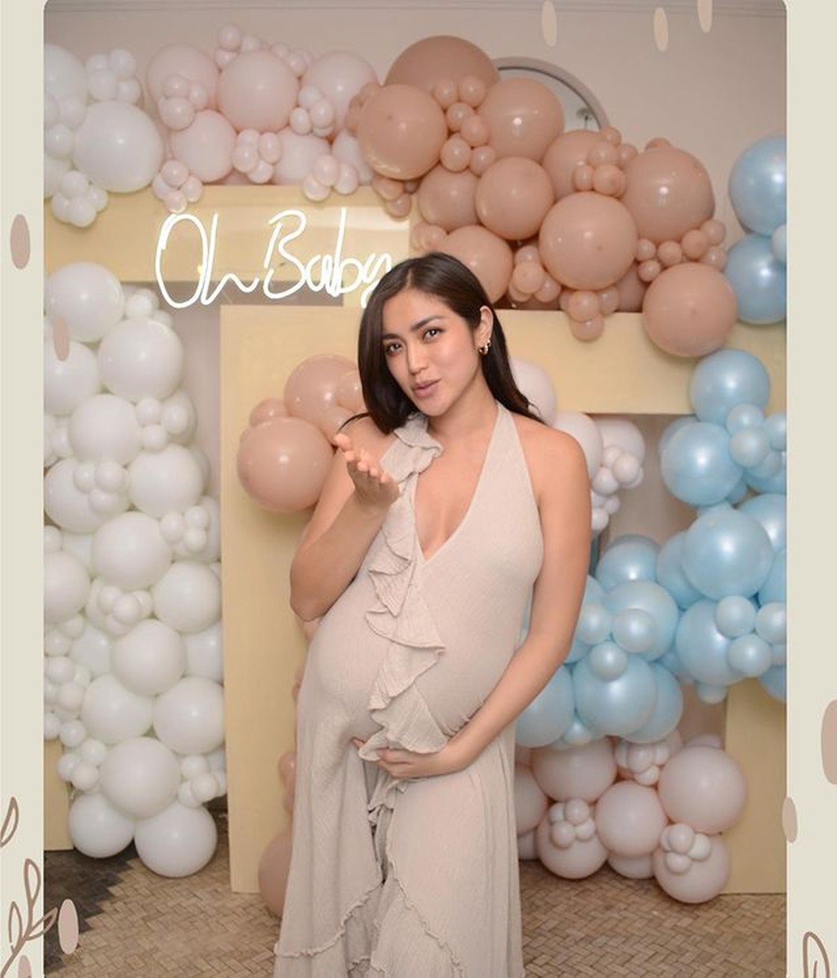 Momen kejutan baby shower Jessica Iskandar