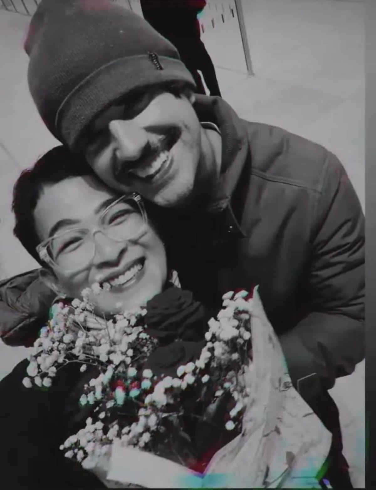 Oscar Lawata dan kekasih