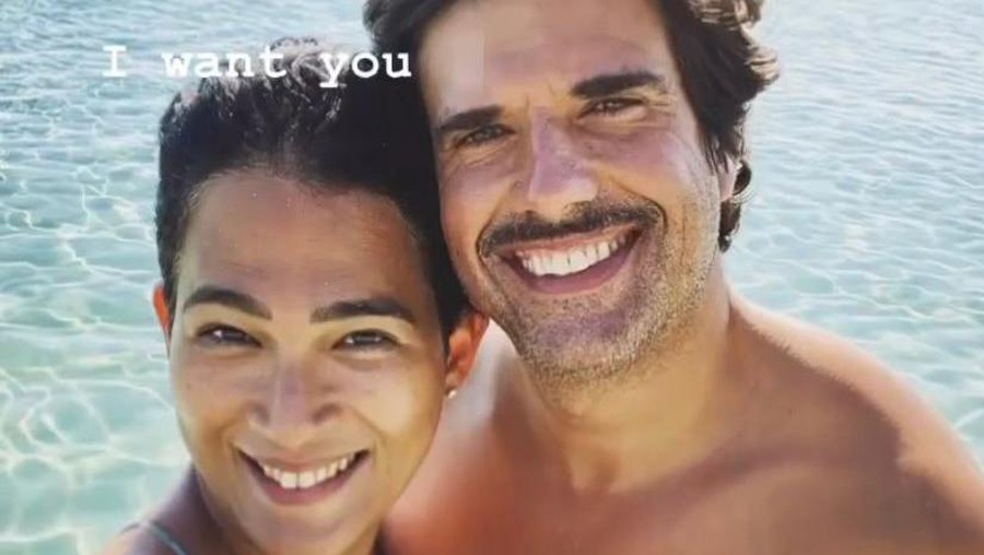 Oscar Lawata dan kekasih