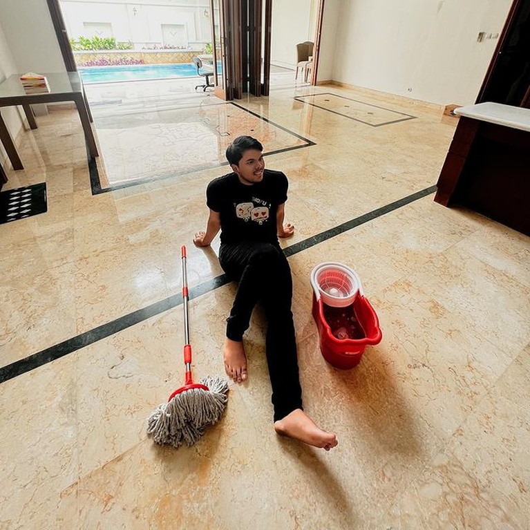 Thariq Halilintar Momen syukuran rumah baru Thariq Halilintar