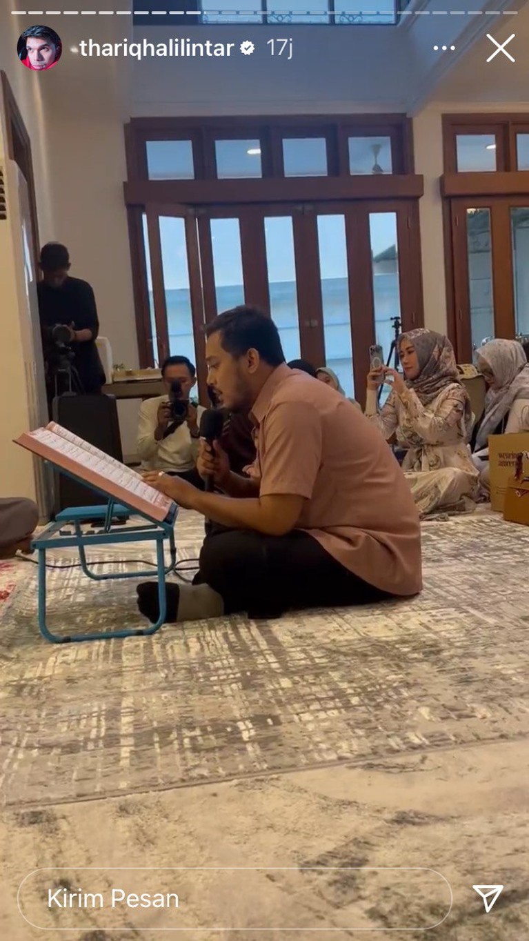 Thariq Halilintar Momen syukuran rumah baru Thariq Halilintar