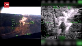 VIDEO: Momen Helikopter Ka-52 Rusia Serang Rudal Anti-Pesawat Ukraina