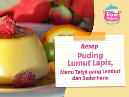 Resep Puding Lumut Lapis, Menu Takjil yang Lembut dan Sederhana