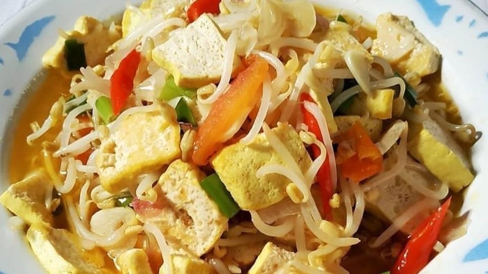 Tumis toge tahu/Foto: Instagram.com/aneka_resep_tumisan @karinaazis