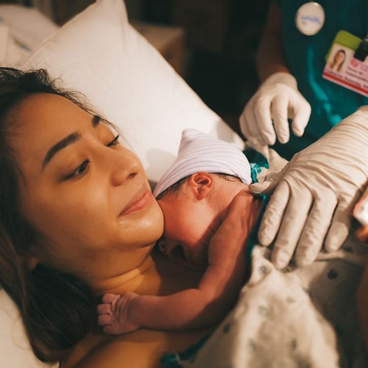 <p>Nikita Willy melahirkan anak pertamanya pada Jumat, 8 April 2022, di Cedars-Sinai Medical Center di Los Angeles, Amerika Serikat. (Foto: Instagram @indpriw)</p>