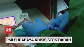 VIDEO: PMI Surabaya Krisis Stok Darah