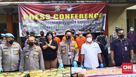 Polda Bali Bongkar Kasus Narkoba dengan Barbuk Senilai Rp56M