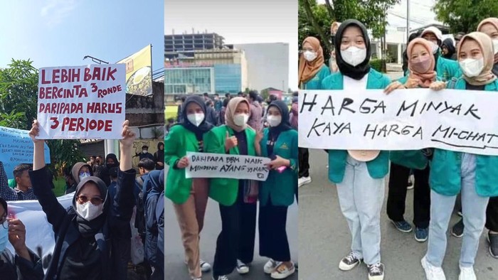 Viral Poster Bernuansa Seksis di Demo 11 April, Ini Klarifikasi dari Mahasiswi