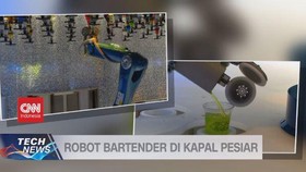 VIDEO: Robot Bartender di Kapal Pesiar