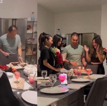 7 Momen Akur Sarita Abdul Mukti Rayakan Ultah Faisal Harris Bareng Anak-anak